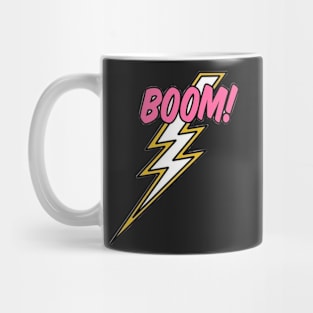 boom lightning bolt Mug